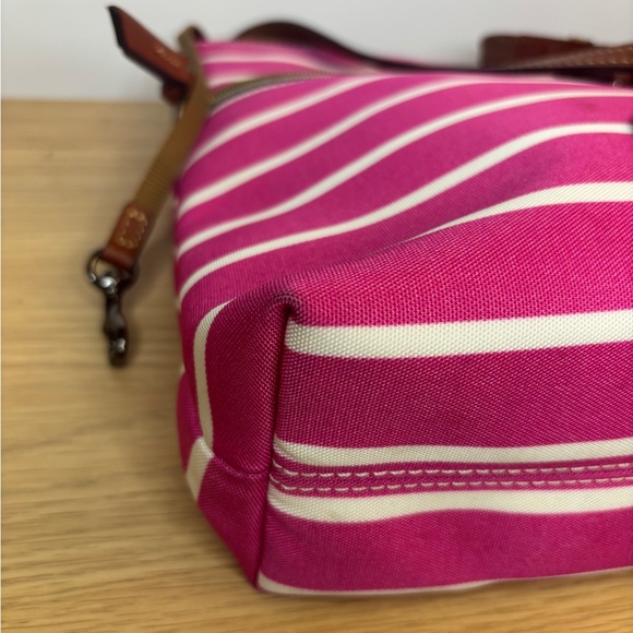 Dooney & Bourke Pink Striped Crossbody Bag Set - Picture 10 of 14